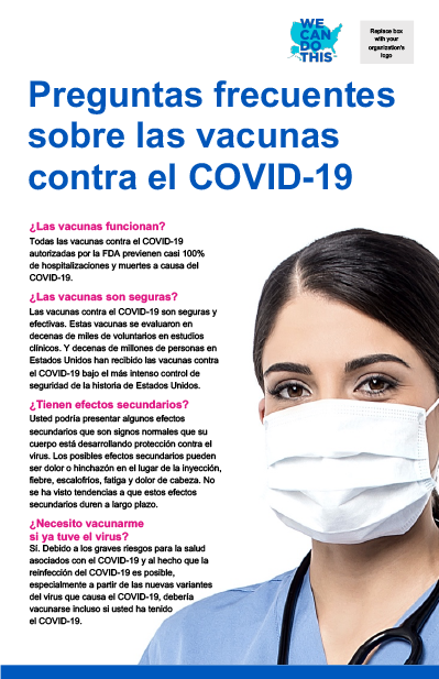 Preguntas frecuentes sobre las vacunas contra el COVID-19