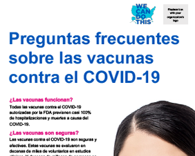 Preguntas frecuentes sobre las vacunas contra el COVID-19