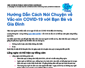 COVID-19 Vaccines With Friends and Family — Vietnamese