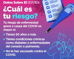 DATOS SOBRE EL COVID: ¿Estás en riesgo?